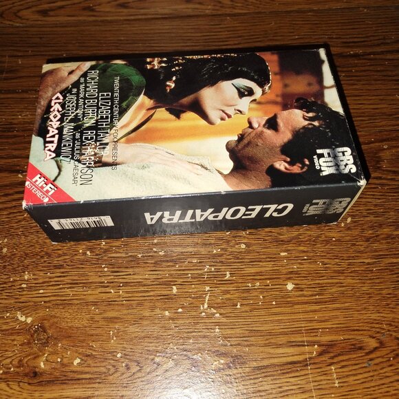 Cleopatra (VHS, 1988 from 1963, 2-Tape Set, CBS Fox Double-Pack) - Picture 5 of 6